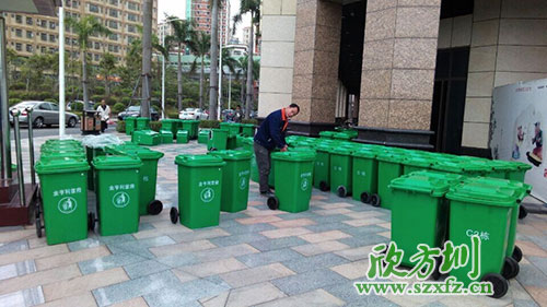 欣方圳塑料環(huán)保垃圾桶，天津市場銷量倍增