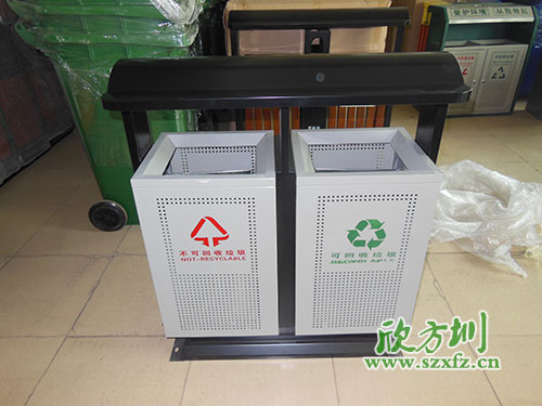 貴陽物業(yè)戶外鋼板沖孔垃圾桶，客戶的二次選擇。